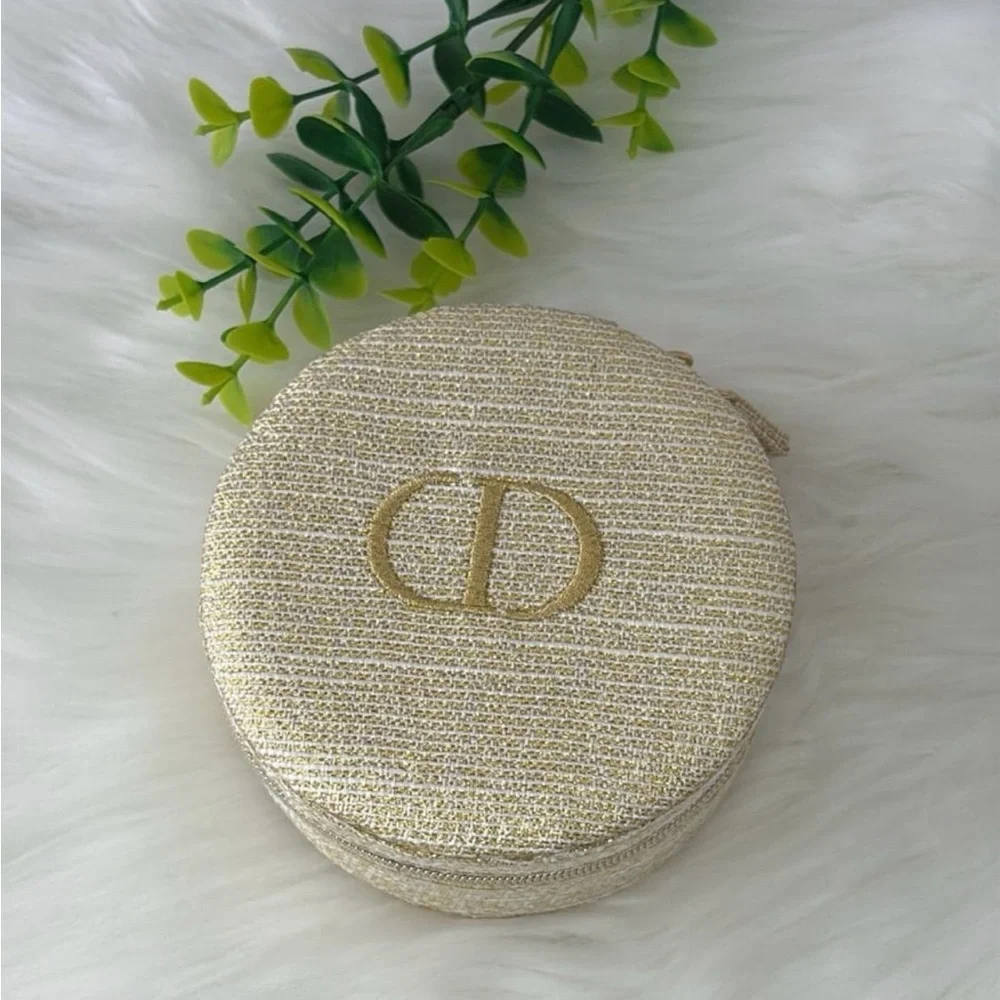 Dior Holiday Round Jewelry/ Storage Case‎
